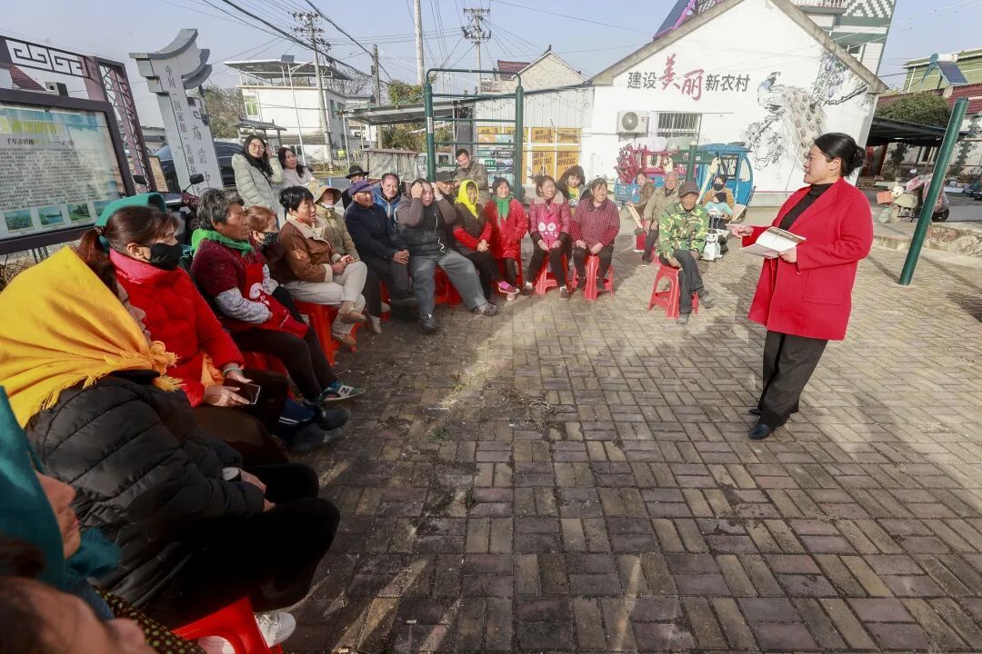 当涂县护河镇文艺宣讲现场